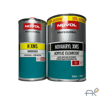 Лак NOVOL XMS 2+1 1L+отв